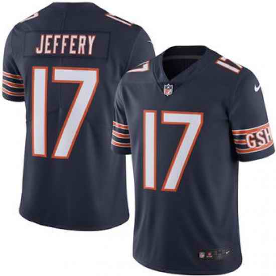 Mens Chicago Bears Alshon Jeffery Nike Navy Color Rush Limited Jersey